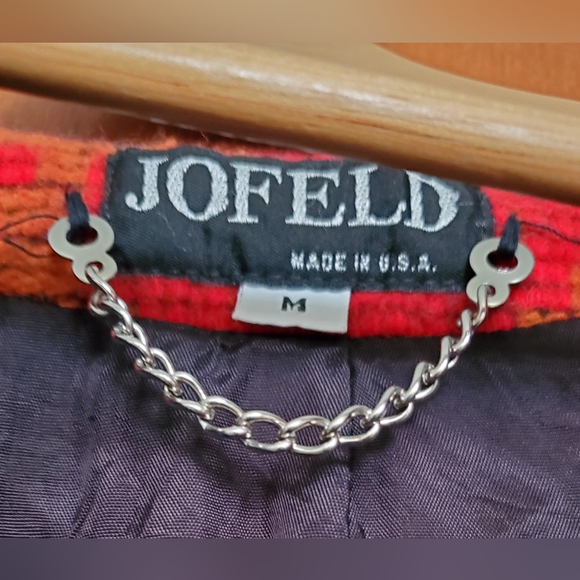 Jofeld Vintage Aztec Blanket Jacket, Size Adult Medium - Picture 8 of 13